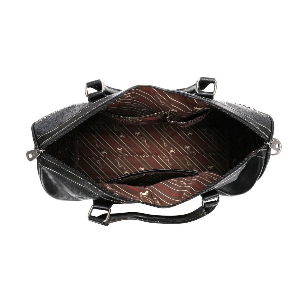 GIFTED Montana West Buckle Collection Weekender Bag in Black - Picture 4 of 7